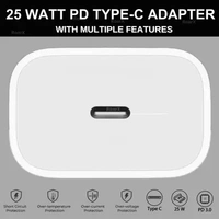 25 W Quick Charge 3.1 A Mobile Charger with Detachable Cable  (White)