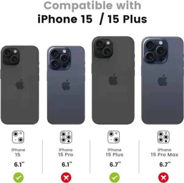 Camera Lens Protector for APPLE iPhone 15 Plus, APPLE iPhone 15  (Pack of 2)