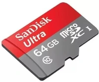 SanDisk Ultra 64 GB MicroSDXC Class 10 140 MB/s Memory Card