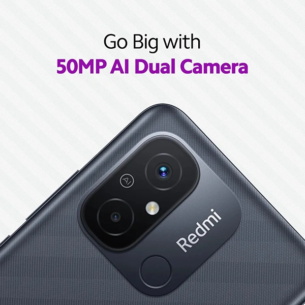Redmi 12C - Matte Black, 4GB+64GB