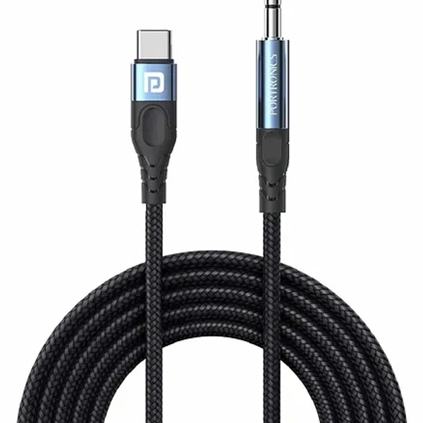 Portronics Konnect 4 IN 1 Unbreakable Nylon Braided Multi Functional Fast Charging Cable 