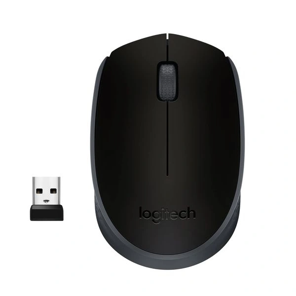 Logitech B170 Wireless Mouse 2.4ghz With USB Non Receiver Optical Tracking 12 Months Battery Life 