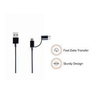 MI 2 In 1 Usb Cable (Micro Usb To Type C) 100CM