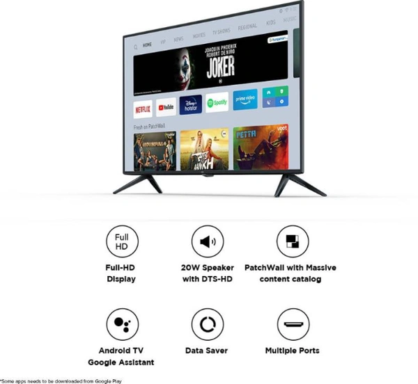 Mi 4A Full HD LED Smart Android TV - 40 Inch (100 CM)