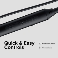 MI Sonicbass Wireless Bluetooth Neckband Headset - Black