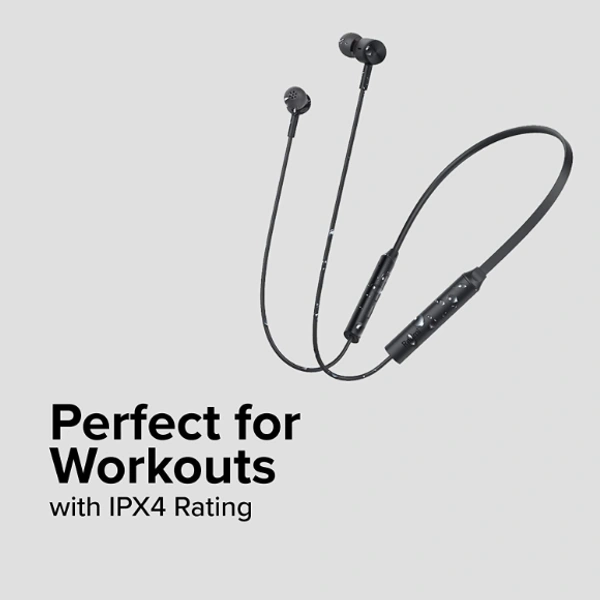 MI Sonicbass Wireless Bluetooth Neckband Headset - Black