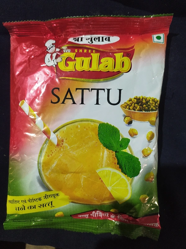 Shri Gulab Pure Chana Sattu - Red, 175 Grams