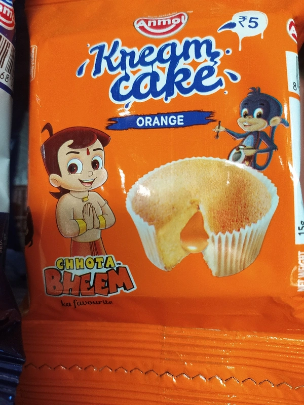 Cream Cake 15 Grams Packet - Blue, 15 Grams