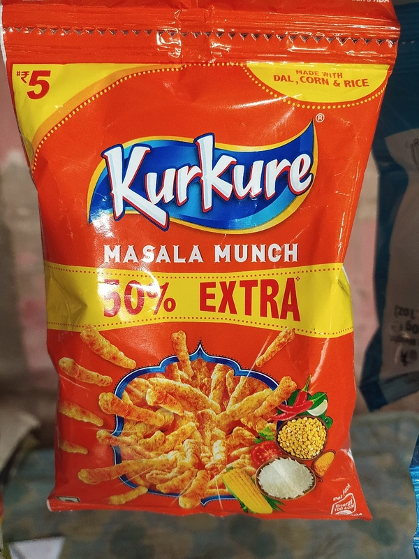 Kurkure Masala Munch - Red Orange, 18 Grams