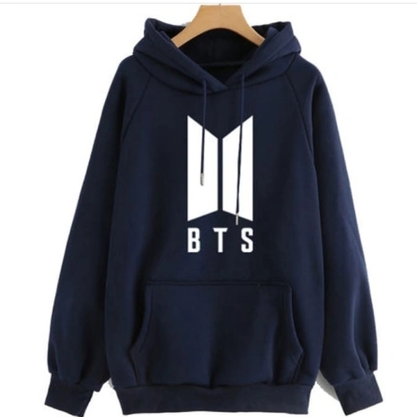  Black BTS Cotton Hoodie💜