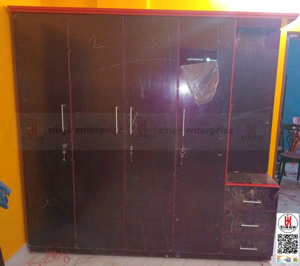 Wardrobe 4 Door With Dressing Table Drower - 75*78*21