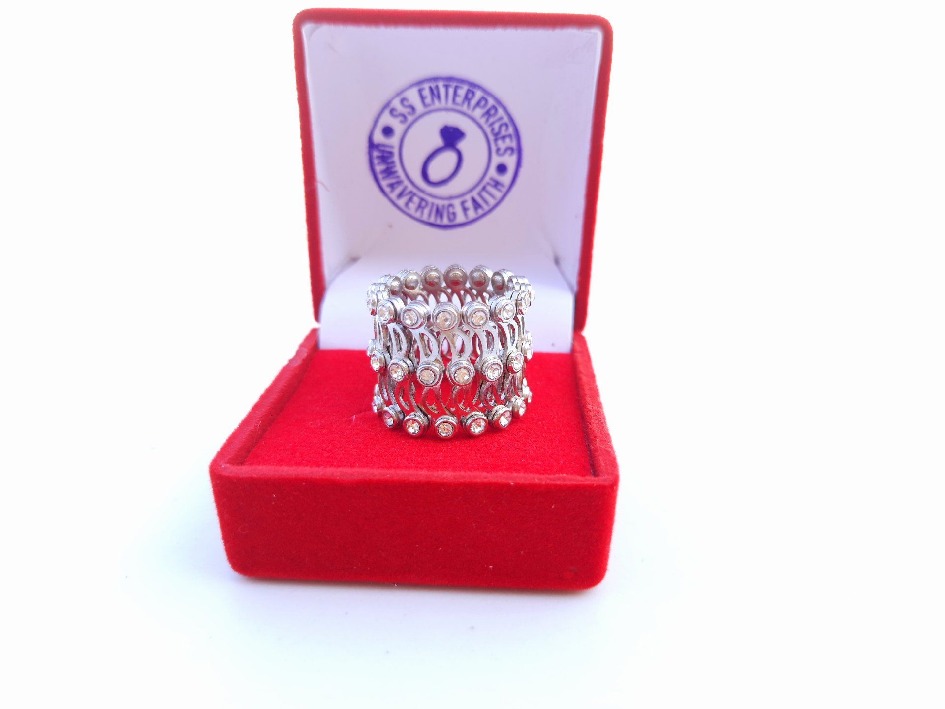 18 k Rose Gold Plated Ring cum Bracelet for Girls Free Size | eBay