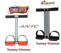 Double Spring Tummy Trimmer - Black