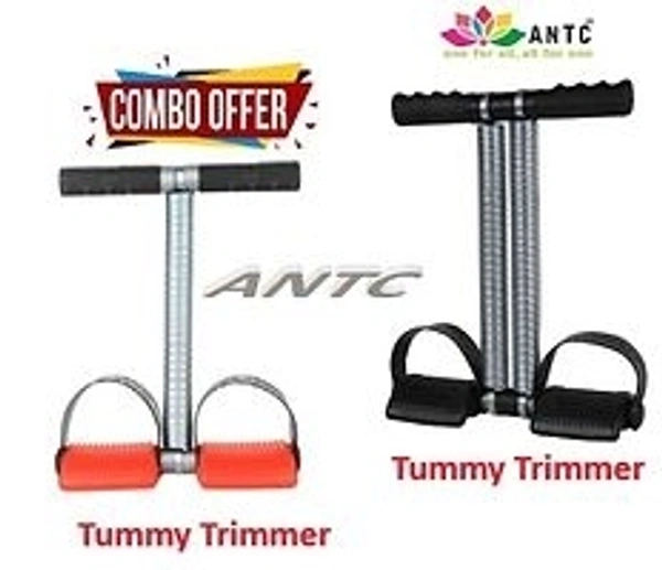 Double Spring Tummy Trimmer - Black