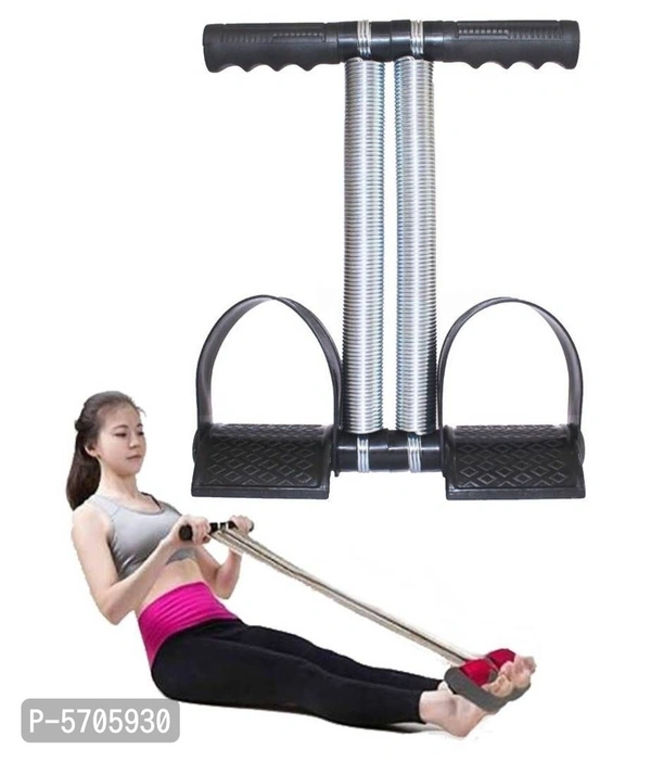 Double Spring Tummy Trimmer - Black
