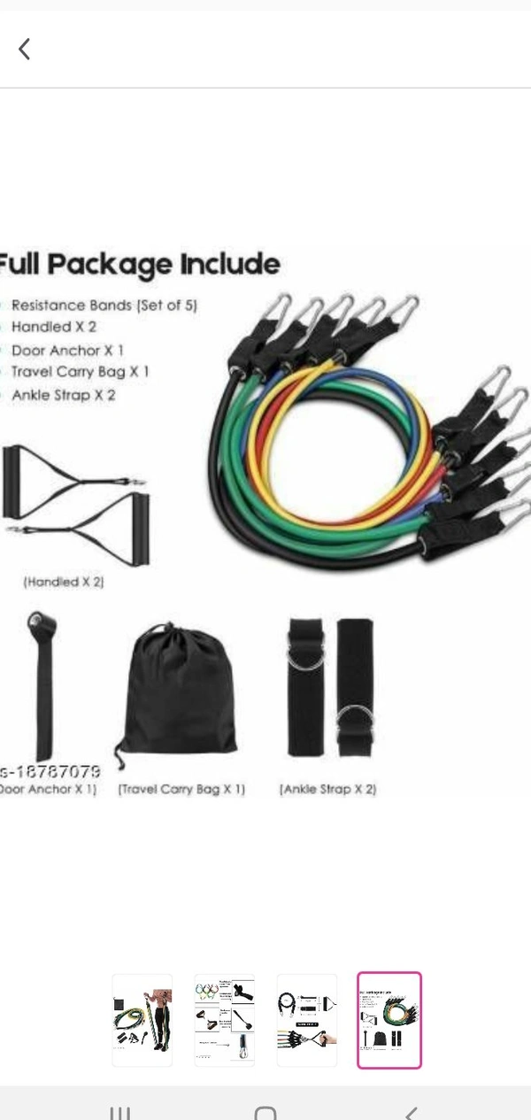 High TENSION RESISTANCE BAND 10-PIECES - Red