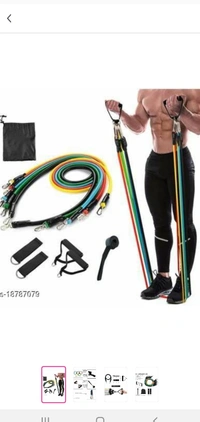 High TENSION RESISTANCE BAND 10-PIECES - Red