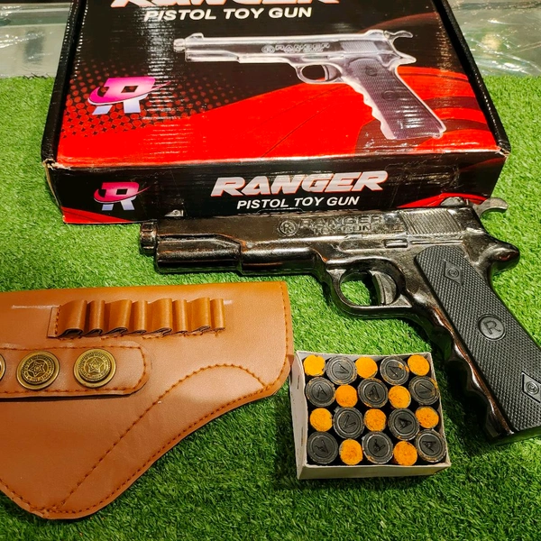 RANGER DIWALI 🎇🪔 CORK GUN+ COVER+1BOX CORK - Gray, 7