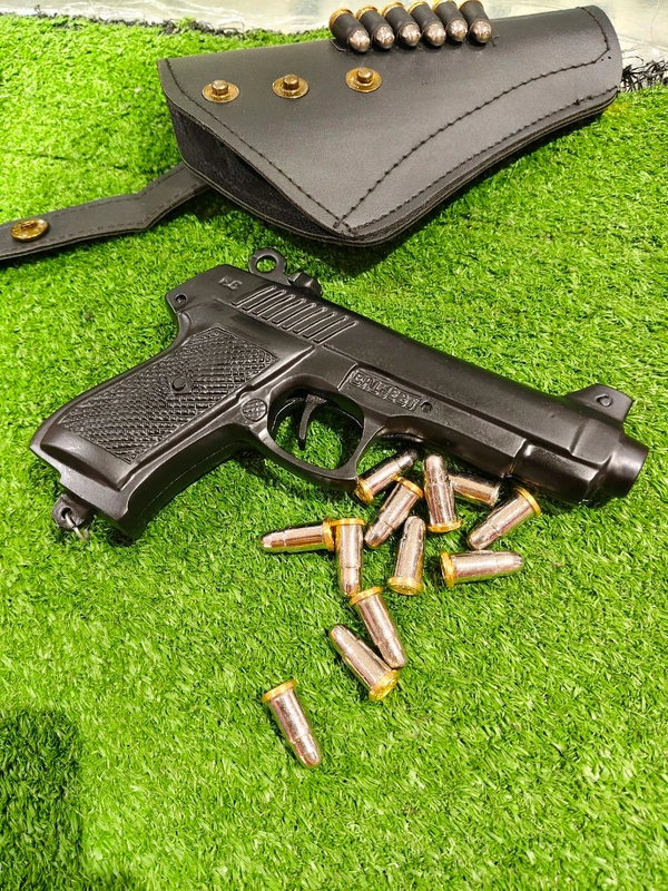 KEHAR 9 MM CORK GUN+ 1 BOX CORK  - Black, 6 Inch