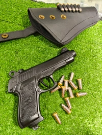 KEHAR 9 MM CORK GUN+ 1 BOX CORK  - Black, 6 Inch