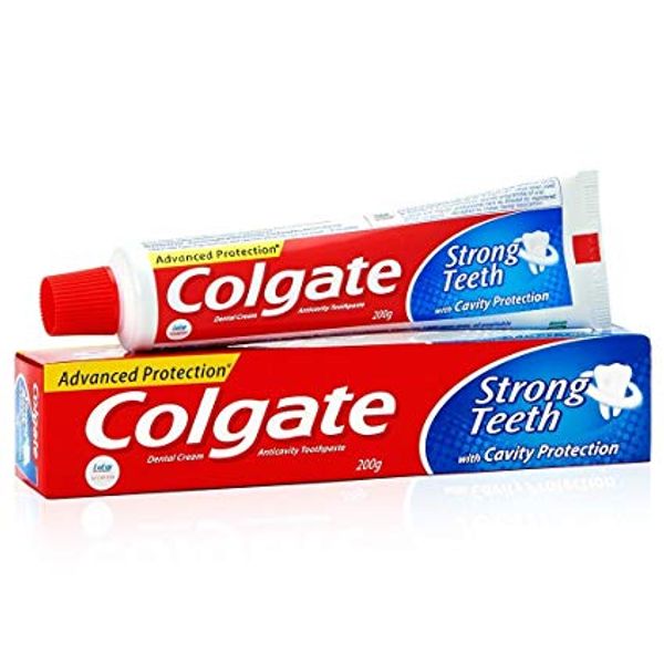Colgate Strong Teeth Toothpaste - 200g+100g+Brush FREE