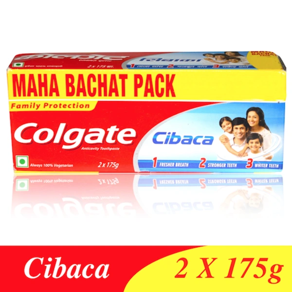 Colgate Cibaca Toothpaste - 175g × 2 = 350g