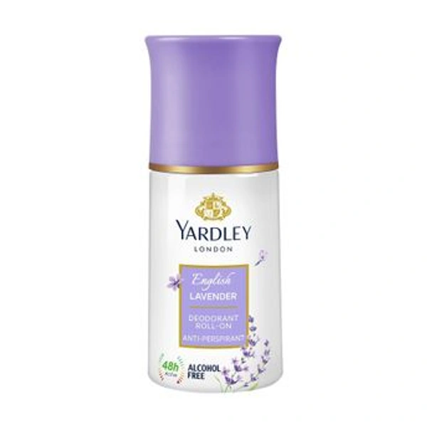 Yardley London English Lavender Deodorant Roll-On Anti-Perspirant - 50ml