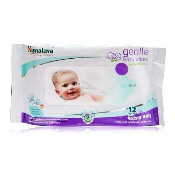 Himalaya Gentle Baby Wipes - 12pcs