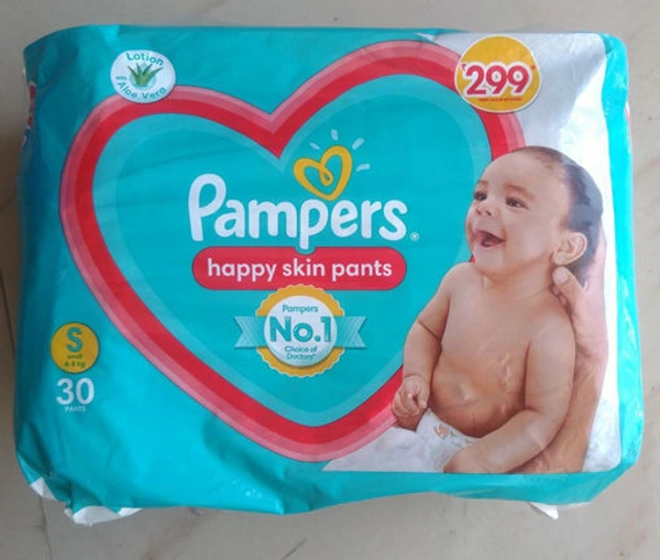 Pampers Happy Skin Size-M - (7 To 12 Kg) 24 Pants