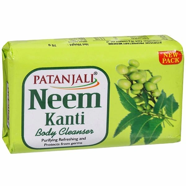 Patanjali Neem Kanti Bath Soap - 450g (3 Pcs)