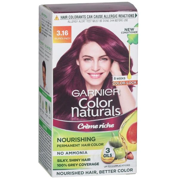 Garnier Hair Color Naturals - (Burgundy) 70ml + 60g