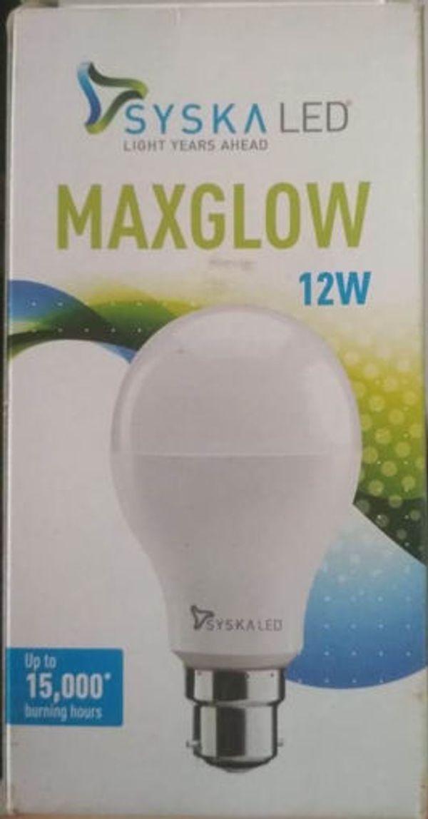 Syska led deals maxglow 12w price