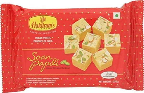 Haldiram's Soan Papdi (Elaichi) / सोन पापडी (इलायची) - 250g