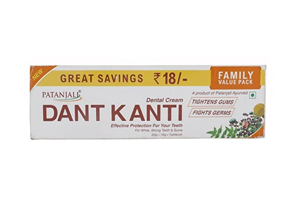 Patanjali Dant Kanti Natural Toothpaste - 600g