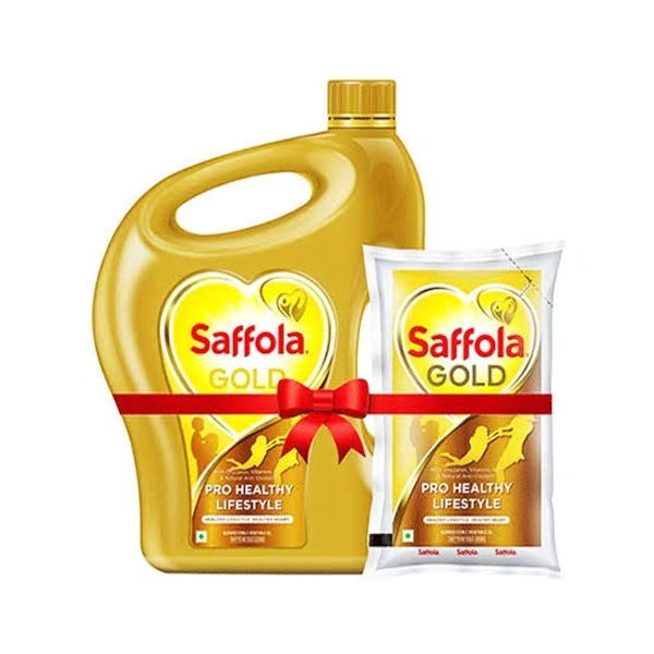 Saffola Gold Oil - 5ltr + 1ltr free