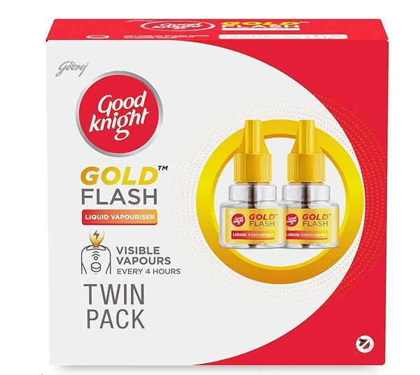 Good Knight Gold Flash 2 Refill Pack - 2 Refill Pack- 90ml
