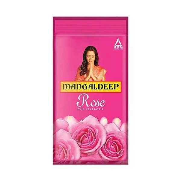 Mangaldeep Rose Agarbatti - Approx 114 Sticks
