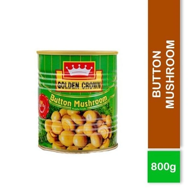 Golden Crown Button Mushroom - Net.W-800g | Dry W-400g
