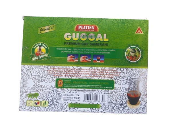 Platina Guggal Cup Dhoop - 12N