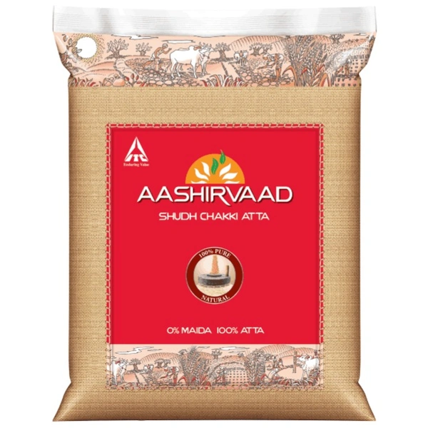 Aashirwad Shudha Chakki Atta - 5kg