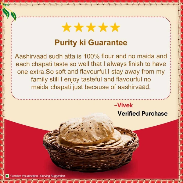 Aashirwad Shudha Chakki Atta - 5kg