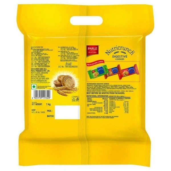 Parle Nutricrunch Biscuits - 1kg