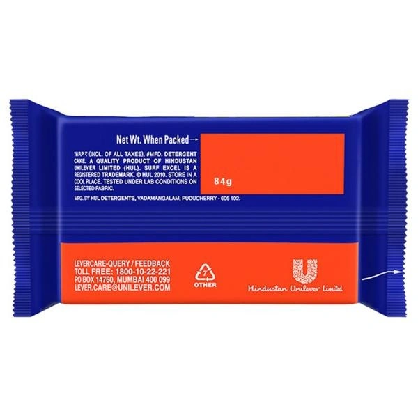 Surf Excel Detergent Big Bar - 250g