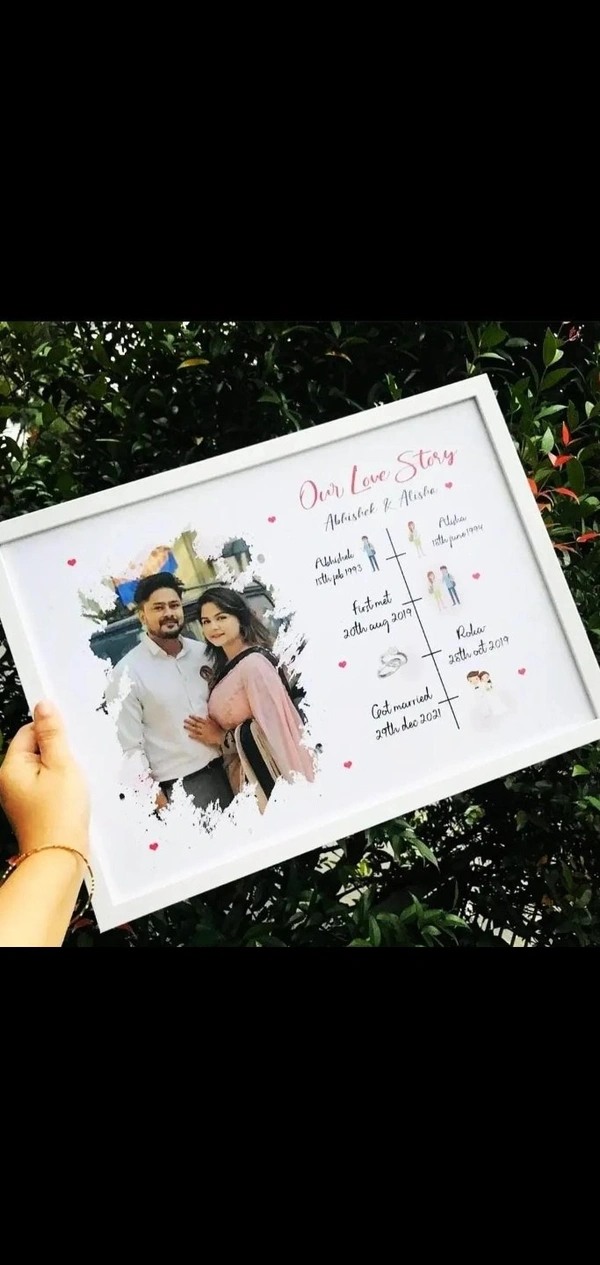 Story Frame - White, 12x8
