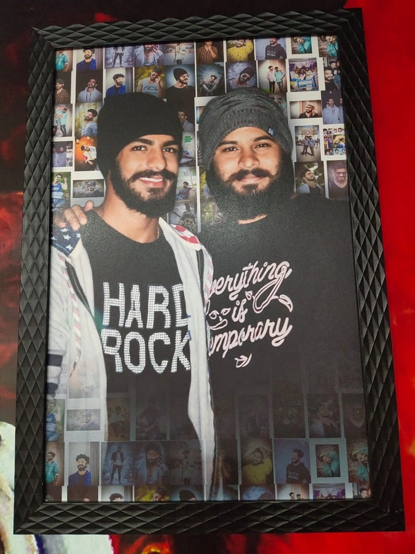 Mosaic Frame  - Black, 12x18