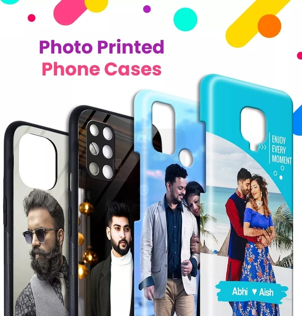 Photo Printed Phone Cases - White, Unsize