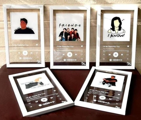 Spotify Transparent Frame  - 10x8