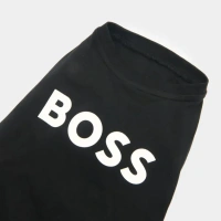 Boss Graphic Tshirt for Dogs (Jet Black)  