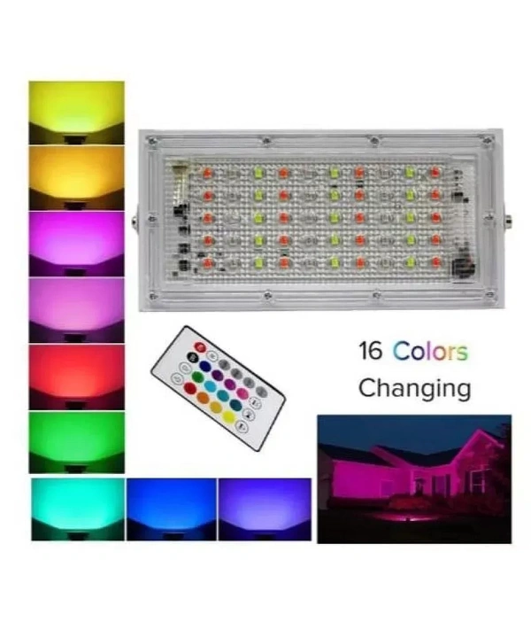 Rocklight 50 What Ip 66 Flood Light RGB Pack 1 - Malti