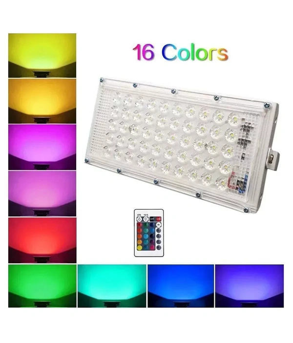 Rocklight 50 What Ip 66 Flood Light RGB Pack 1 - Malti
